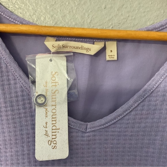 Soft surroundings sandpiper heirloom lilac color new size Small T83 - Picture 4 of 9